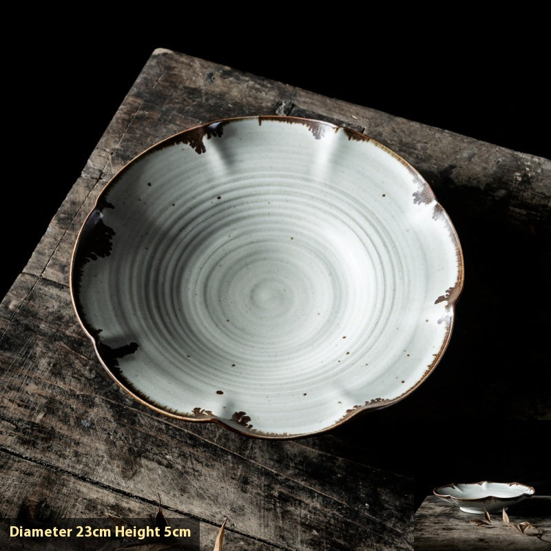 Assiette de Fruits en Dentelle Vintage Assiette Dim Sum