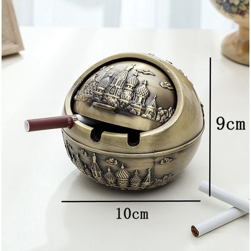 Retro Ashtray Windproof And Fall-proof Living Room Home