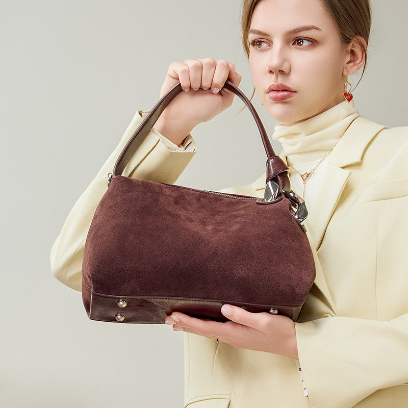 Sac Cabas en Cuir Véritable pour Femme à Grande Capacité, Parfait pour le Quotidien