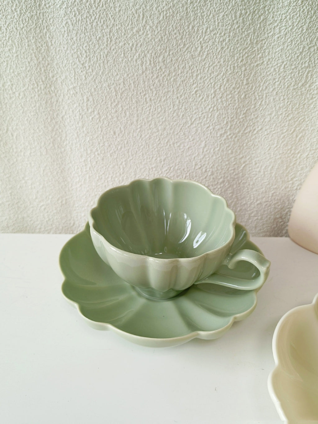 Ensemble de Café Domestique en Céramique Vintage