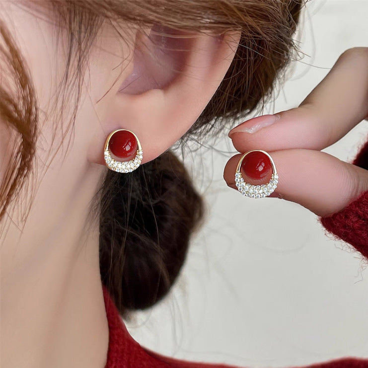 Boucles d'oreilles haut de gamme en argent sterling 925, nouveautés 2024, sans retrait