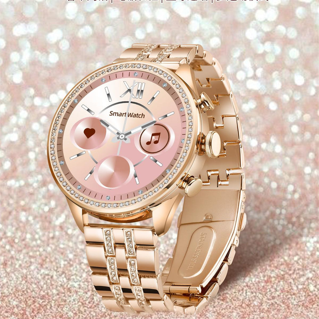 Montre Intelligente Femme Élégante avec Appel Bluetooth et Écran Tactile