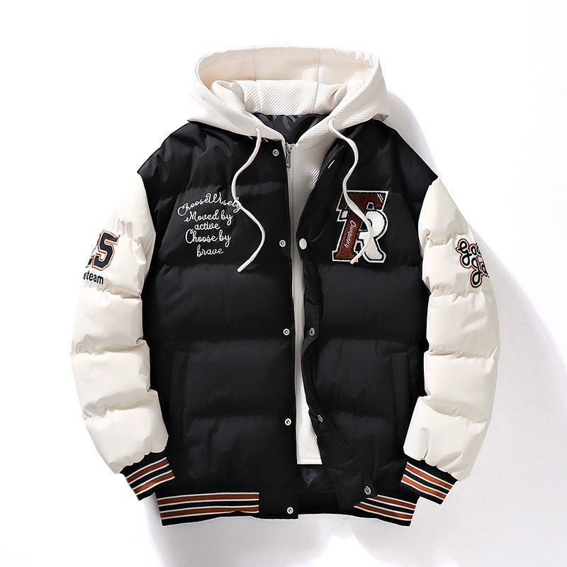 Veste matelassée d'hiver élégante pour homme, chaude et tendance, taille M à 4XL