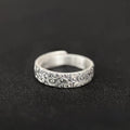 1 Paire de Bagues Vintage Ouvertes en Argent 999,9 Pur, Style Chinois Rétro - IVOIRART.COM