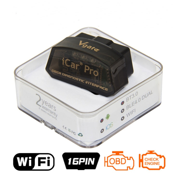 Détecteur de pannes automobile puissant et compact compatible OBD II WiFi