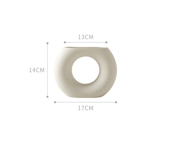 Vase en céramique de décoration nordique