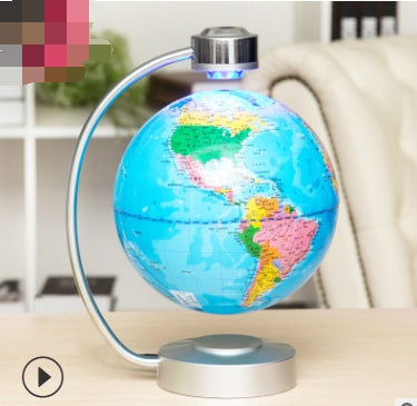 Globe suspendu magnétique de 20 cm pour bureau, décoration et cadeau d’entreprise original