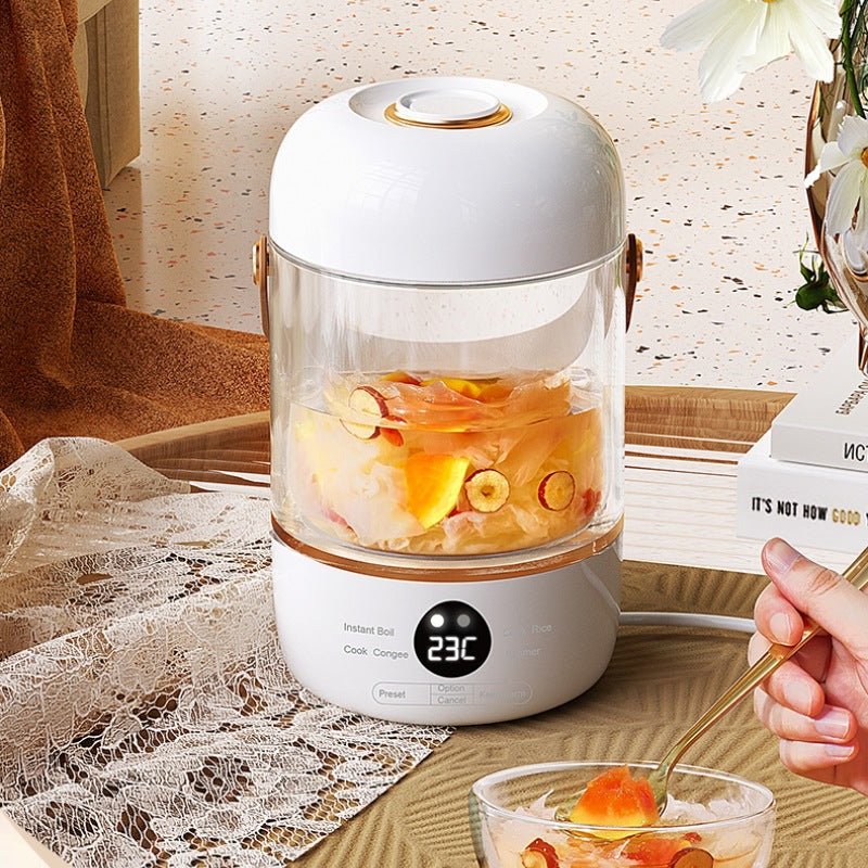 110V220V Smart Electric Stew Cooker Personal Portable Electric Stew Pot - IVOIRART.COM