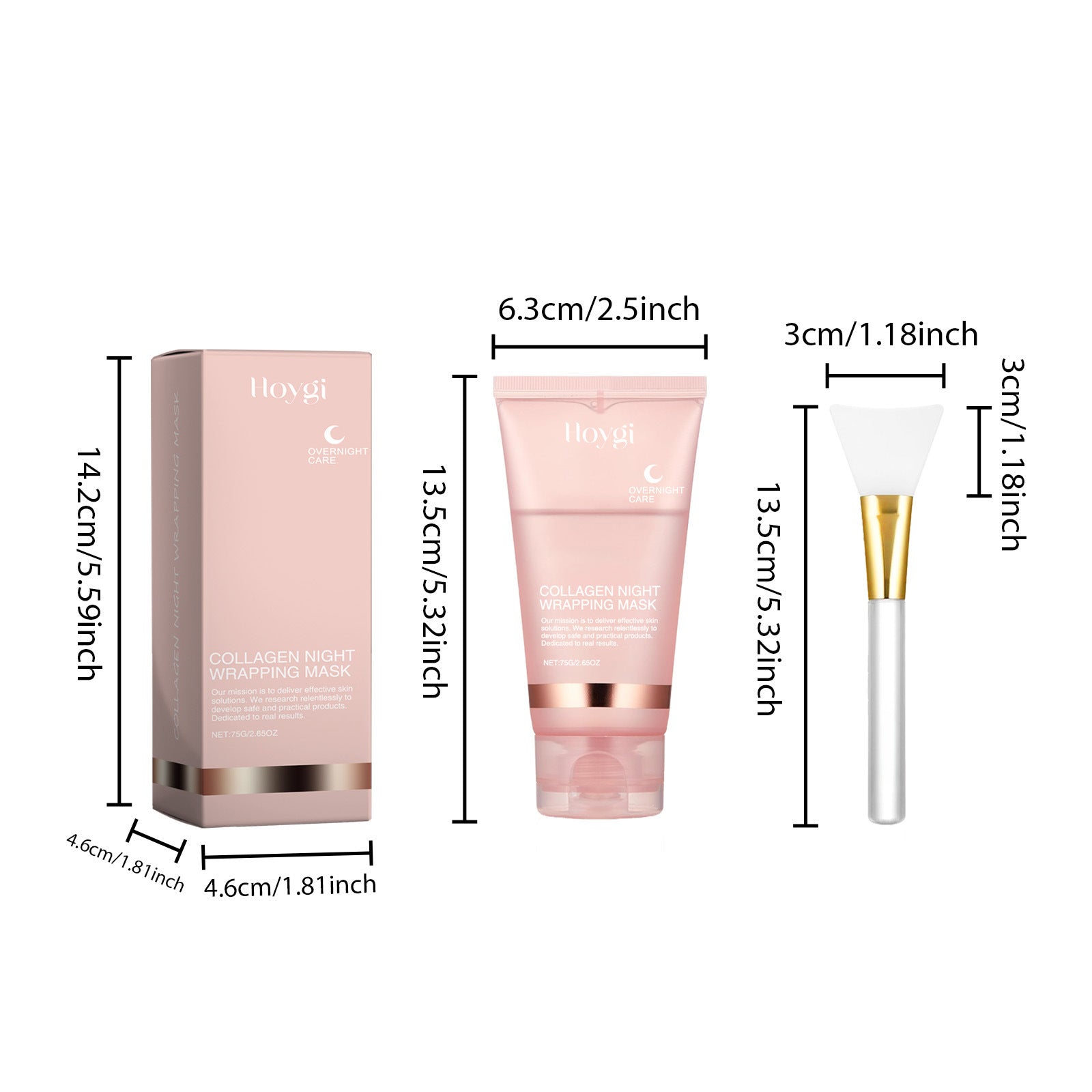 Masque Effaçable au Collagène pour Nettoyage et Hydratation du Visage