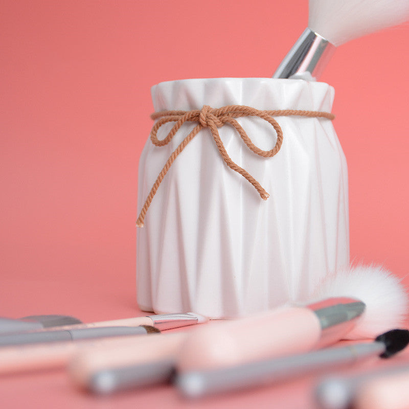 Pot à pinceaux de maquillage en céramique