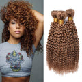 Vague bouclée kinky en cheveux humains naturels - longueur moyenne et polyvalente