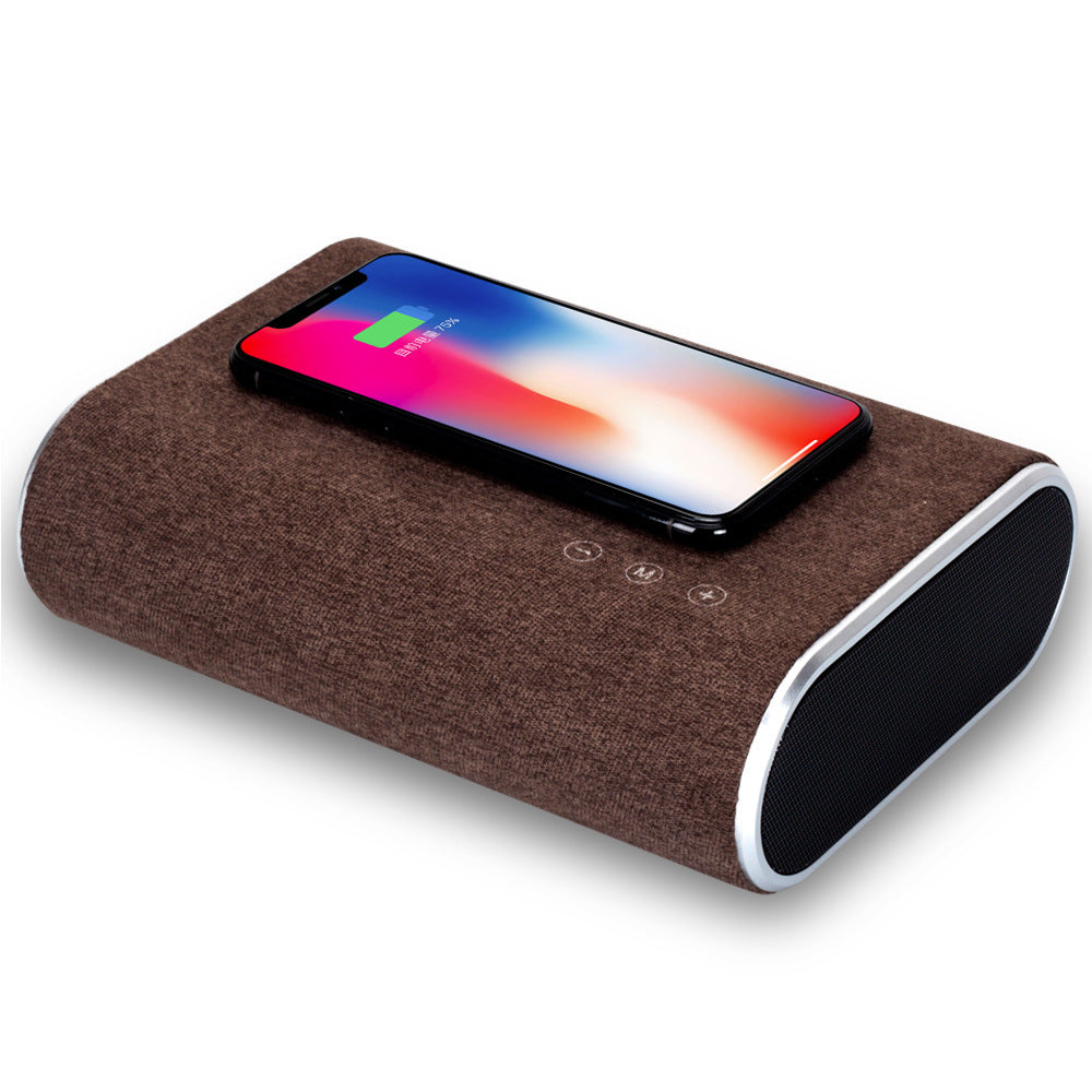 Haut-parleur avec chargeur sans fil intégré, Bluetooth, protection haute tension