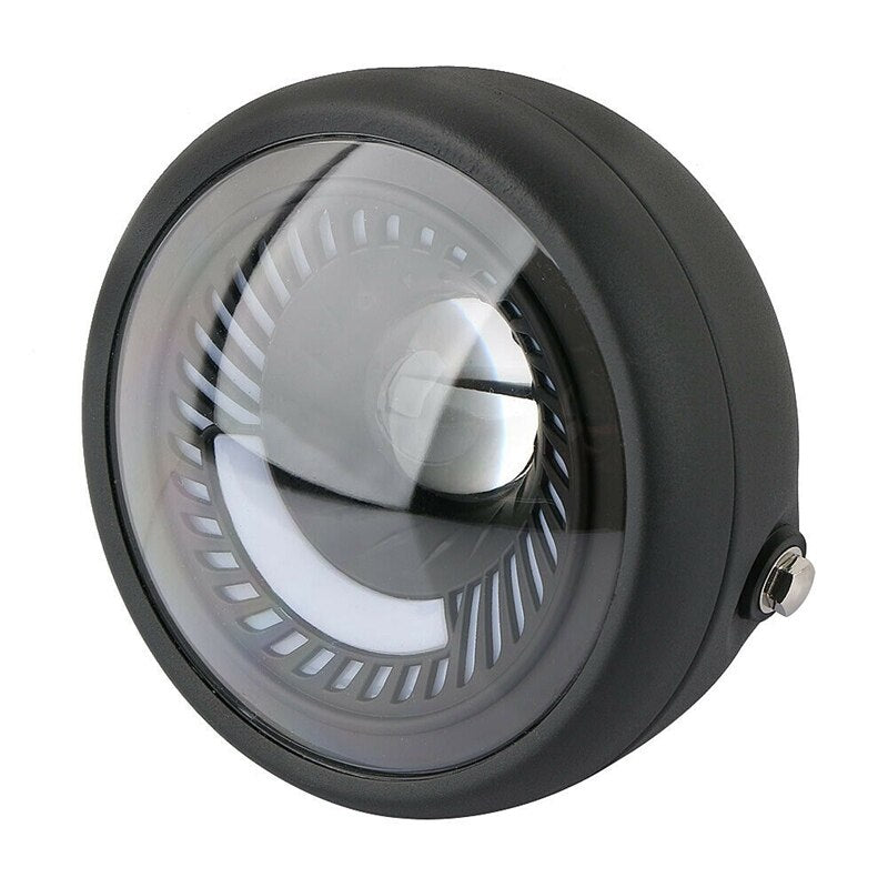 Phare universel rétro pour moto LED 6,5 pouces, kit de conversion haute puissance