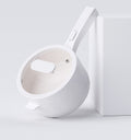 Casserole Électrique Compacte pour Dortoir, Petit Réchaud Multifonction 1L Blanc