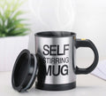 Tasse Électrique Rotative Automatique en Acier Inoxydable avec Agitation Intégrée