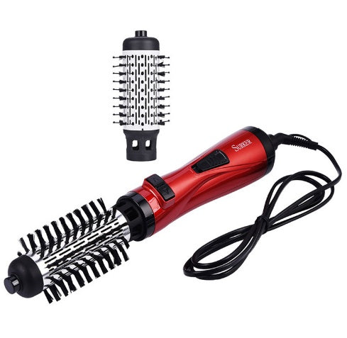 Sèche-Cheveux Professionnel Brosse Rotative 2-en-1 Fer à Friser Multifonction pour Coiffure