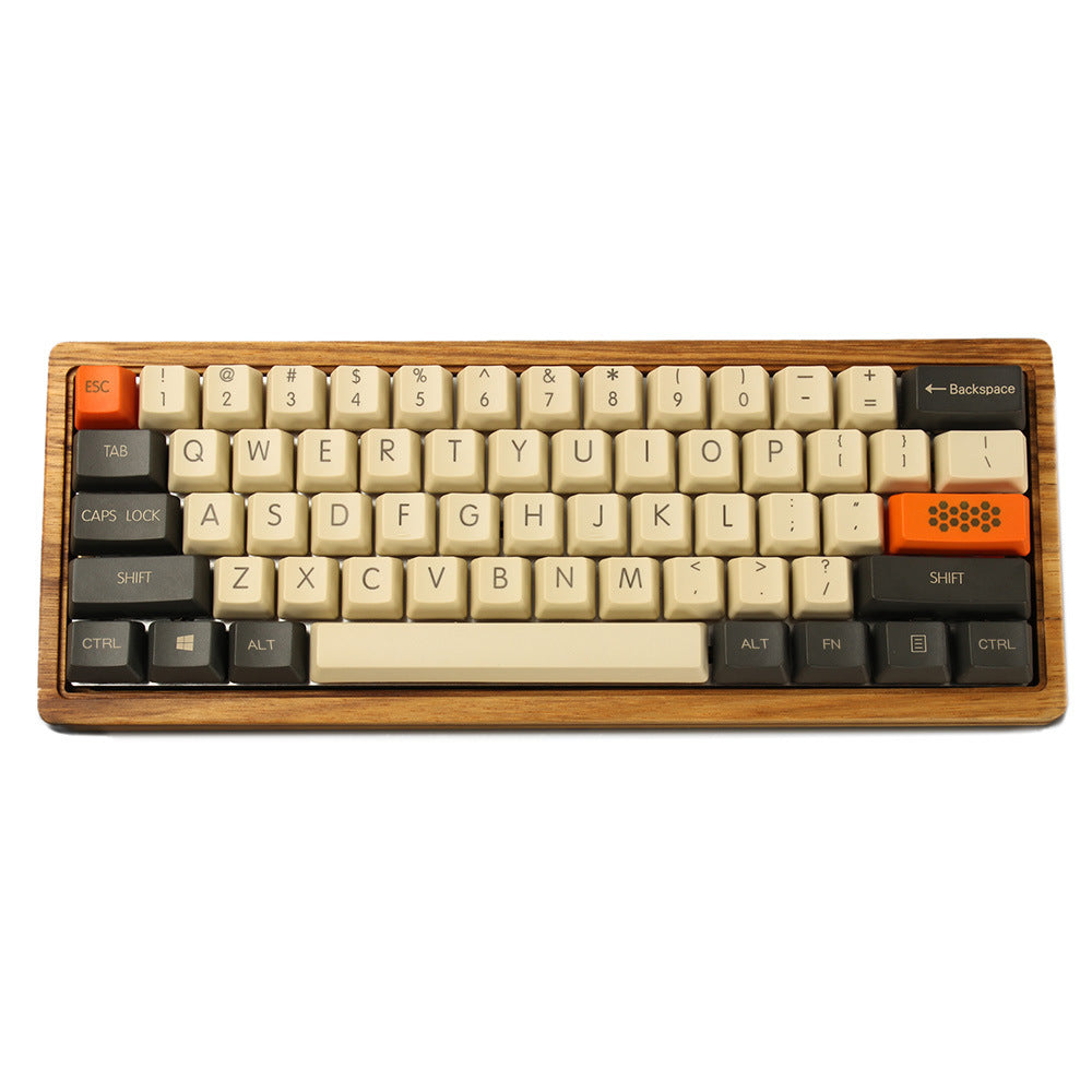 Pomme de touches mécanique pour clavier – Conception carbonée, 61 à 104 touches, avec ou sans gravure, fonction étanche USB filaire
