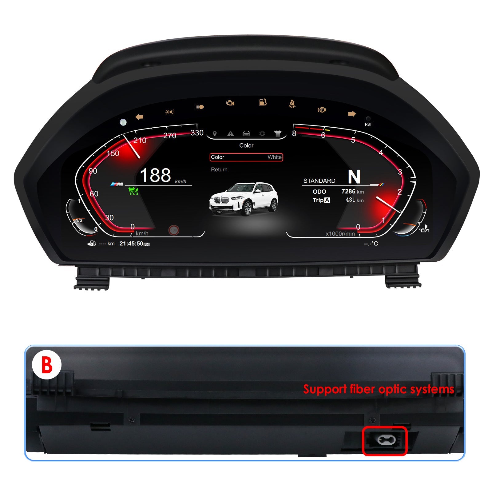 123-inch Suitable For Car Full LCD Meters - IVOIRART.COM