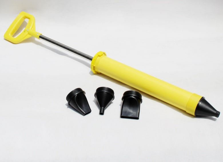 Pistolet de remplissage et jointoiement en plastique pour mortier ciment, kit 4 pièces