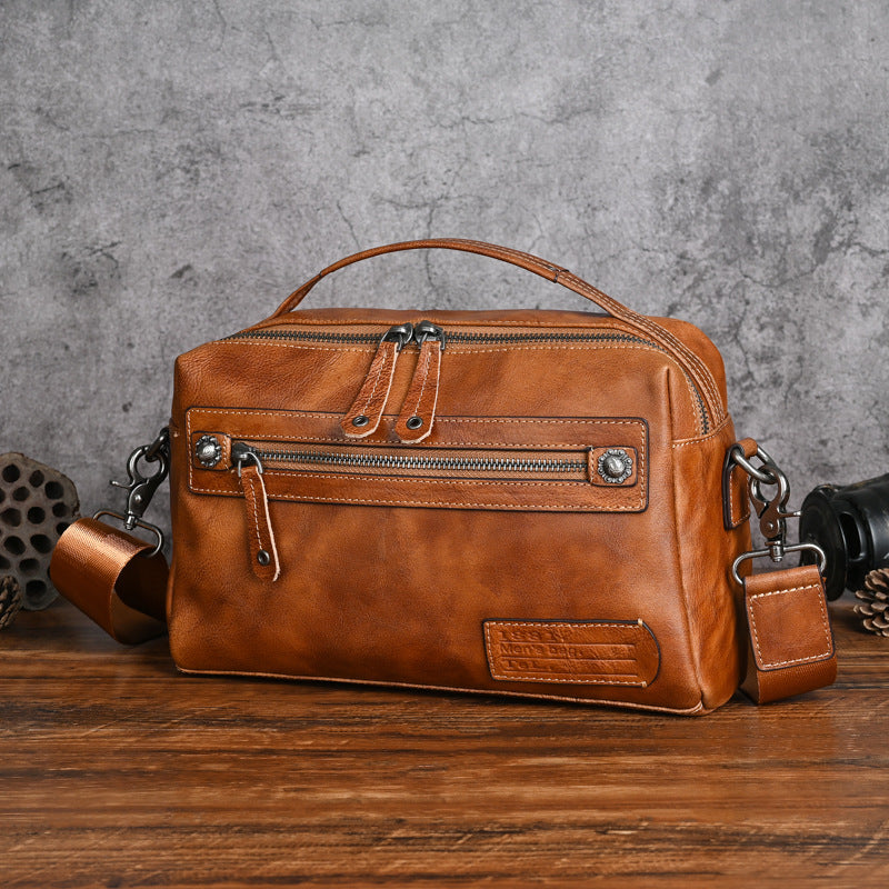Sac Homme en Cuir Véritable Tendance - Style Authentique et Durable