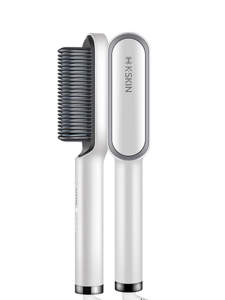 Peigne Lissant Électrique KD380 - Brosse Chauffante PTC 34W, 220V, 50Hz