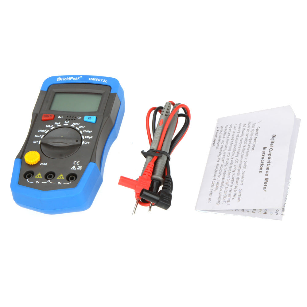 Mètre de capacitance et inductance avec affichage rétroéclairé, polyvalent et précis