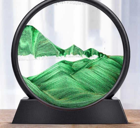 Ornements de peinture de sable mouvant