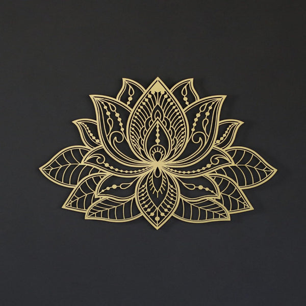 CIFbuy Zen Mandala Lotus Aluminum Wall Art Holiday Gift Home Decor(TikTok, Temu Pick-up Service)