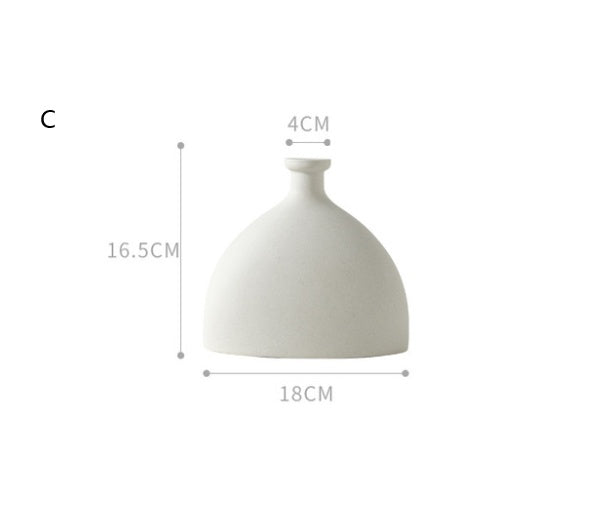 Vase en céramique de décoration nordique