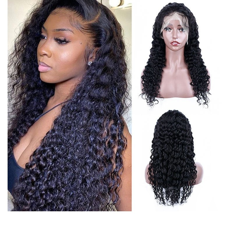 13x4 Lace Front Human Hair Wig perruque 13x4 180% densité cheveux naturels luxe! - IVOIRART.COM