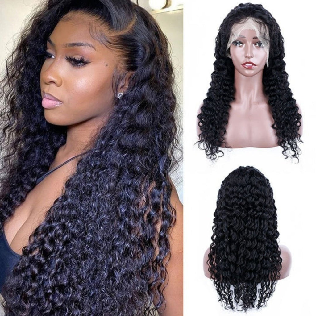 13x4 Lace Front Human Hair Wig perruque 13x4 180% densité cheveux naturels luxe! - IVOIRART.COM