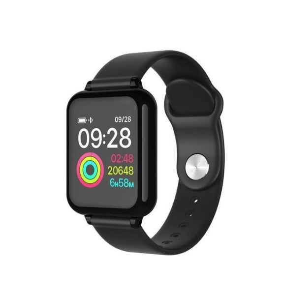 Montre intelligente sportive à écran couleur B57 compatible avec Apple