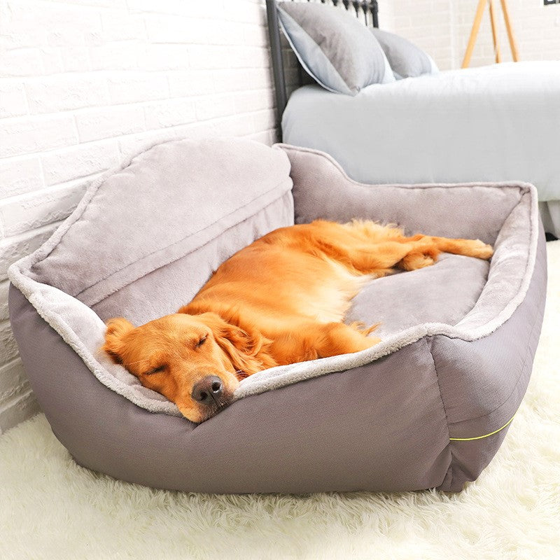 Canapé-lit pour chien confortable et élégant, disponible en plusieurs tailles