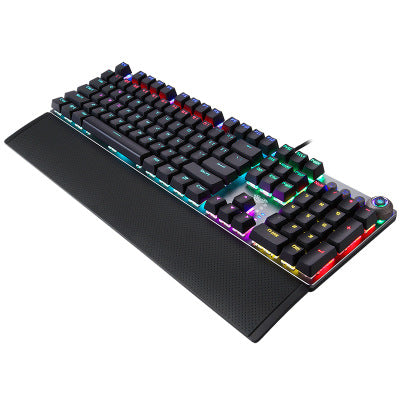 Clavier mécanique filaire F2088 avec 108 touches, course 4,0 mm, repose-poignets intégré pour une expérience de frappe optimale