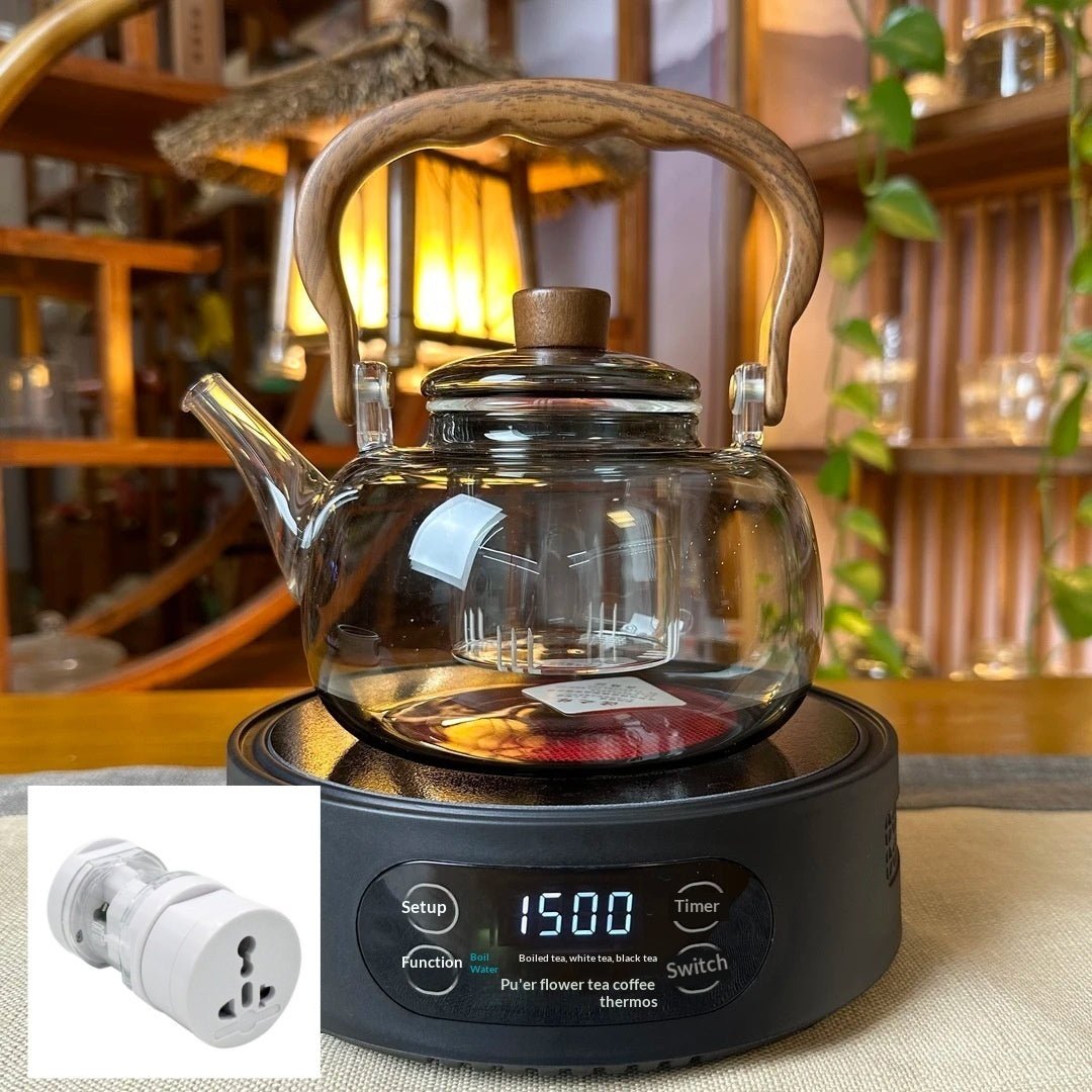 1500W Smart Home Mini Teapot With Mini Electric Ceramic Stove - IVOIRART.COM