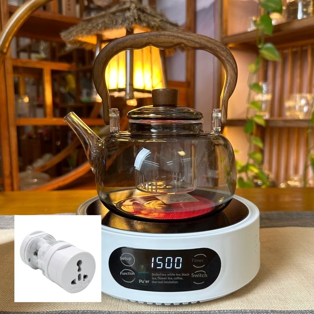 1500W Smart Home Mini Teapot With Mini Electric Ceramic Stove - IVOIRART.COM