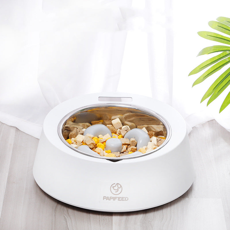 Gamelle intelligente pour chien avec pesée intégrée - Bol à nourriture lente pour chien et chat, nourrisseur contrôlé