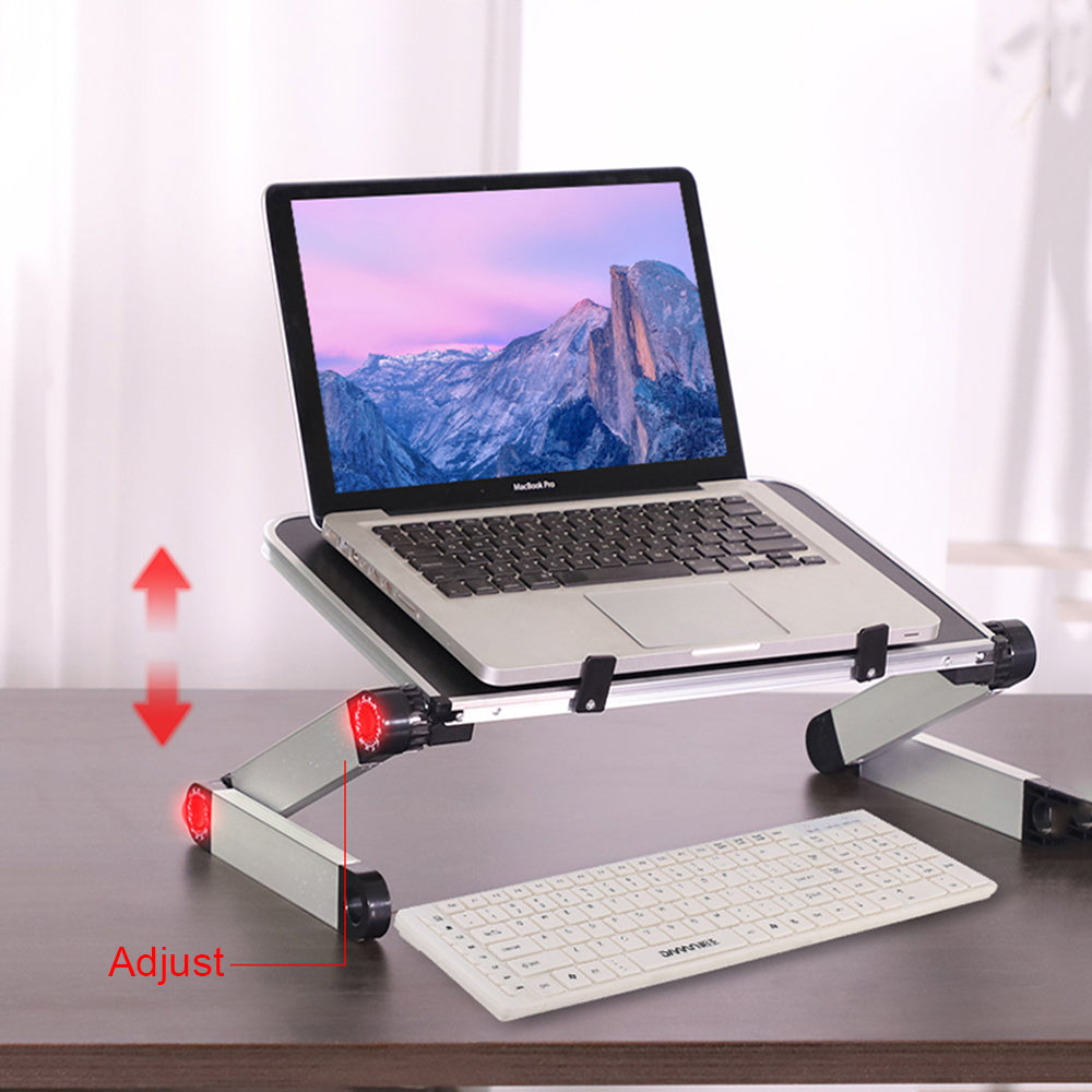 Support d'ordinateur portable pliable et ergonomique pour bureau et tablette