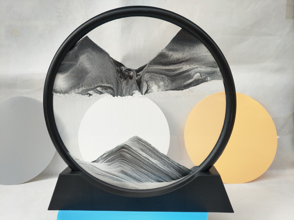 Ornements de peinture de sable mouvant