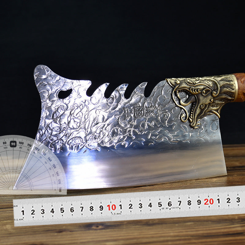 Couteau de chef en forme de fantôme vintage fait à la main