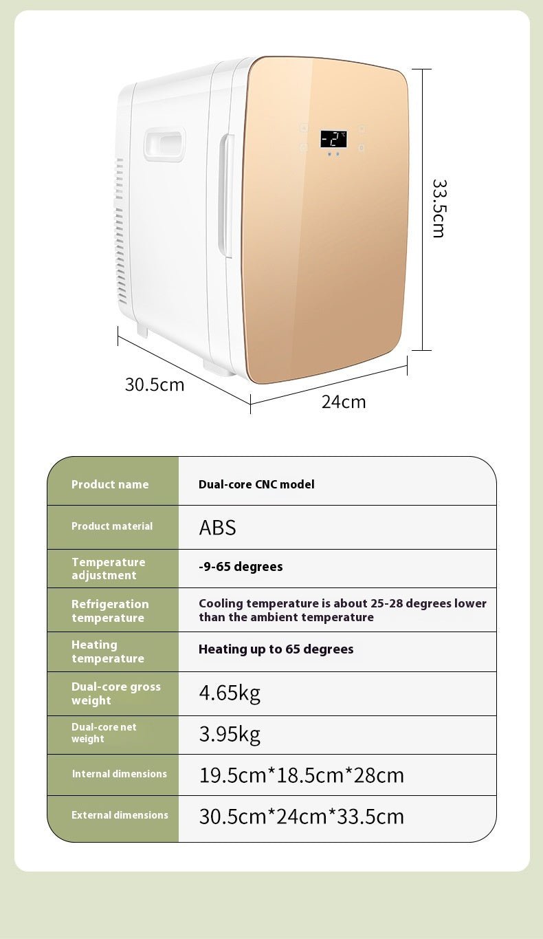 15L Car Refrigerator Digital Display For Dormitory Single Household Refrigerator Mini Refrigeration - IVOIRART.COM