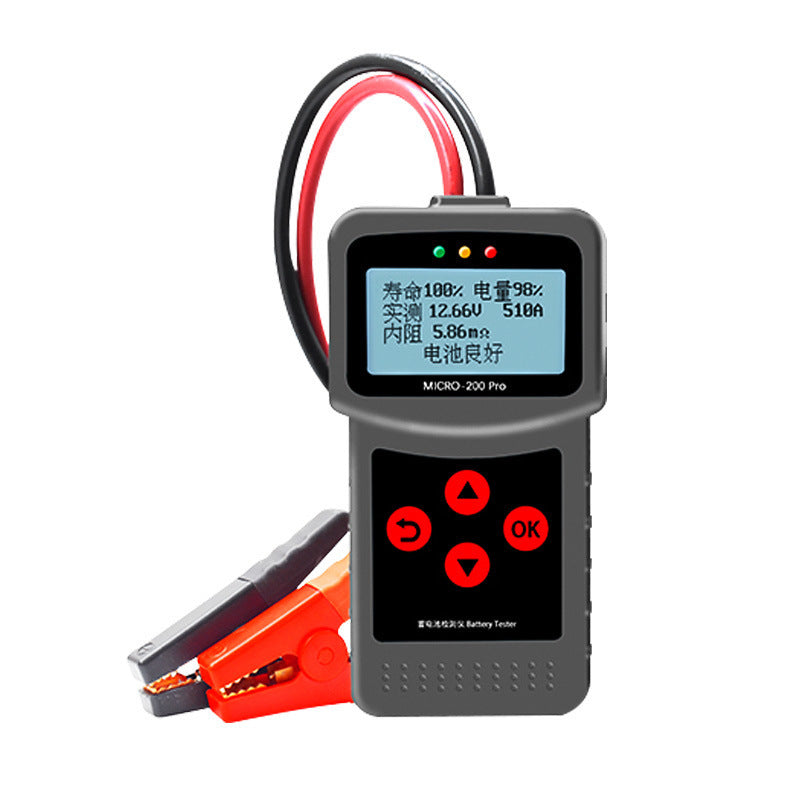 Testeur de Batterie Automobile Polyvalent pour Véhicules 12V et 24V, Précis et Rapide