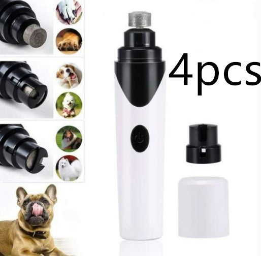 Taille-crayon électrique et coupe-ongles pour chien et chat, nettoyeur intégré