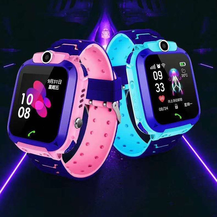 Montre Connectée Étanche pour Enfants avec Positionnement GPS et Écran Tactile