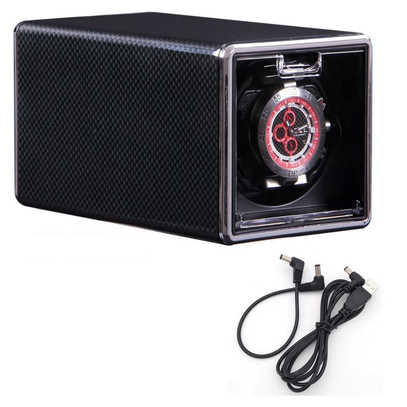 Remontoir Montre Automatique Boîte Cadeau Métallique 98x98x172mm Mètre Agitateur