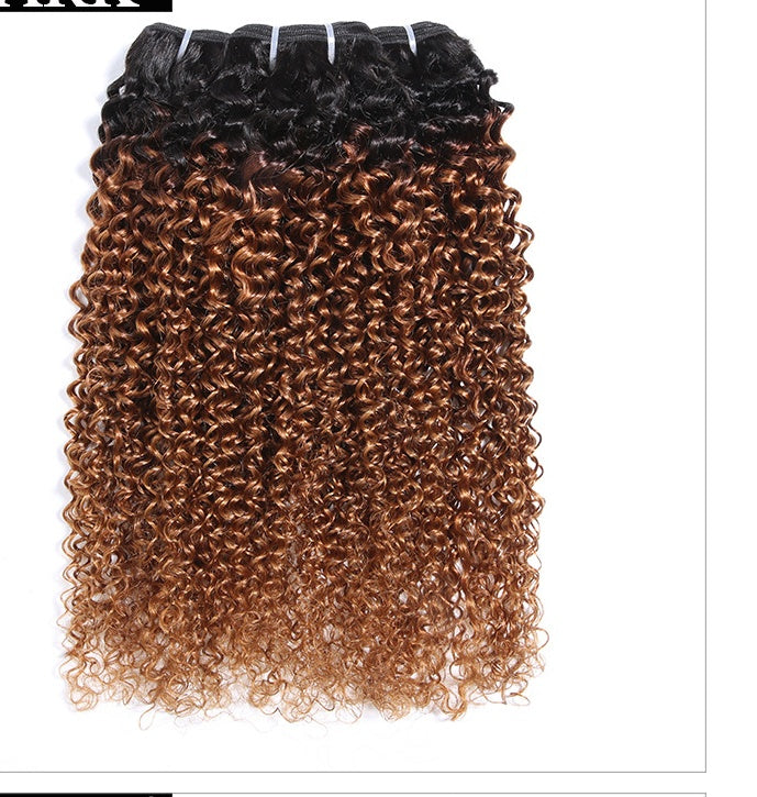 Perruque naturelle en cheveux humains Européens et Américains tressés 80cm