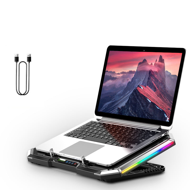 Support dissipateur avec ventilateurs USB pour ordinateur portable 410x270x34 mm