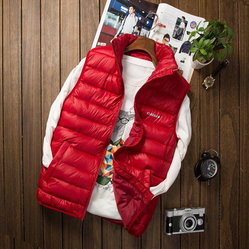 Gilet Court Épais en Coton et Duvet pour Femmes et Hommes - Confort & Style