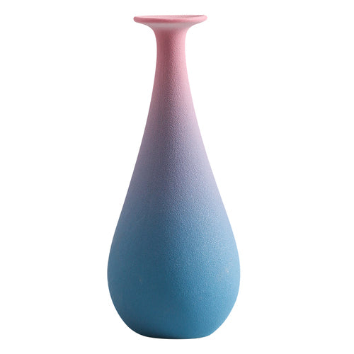 Vase en céramique de style nordique moderne pour chambre, salon, étude, arrangement de fleurs sèches, ornements