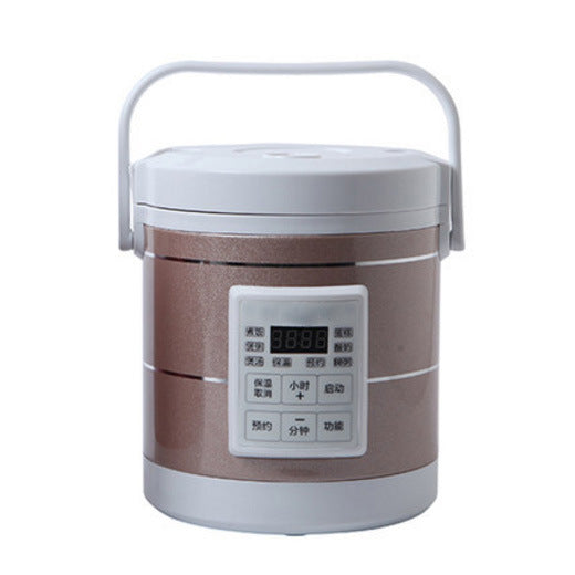 Mini cuiseur à riz électrique 12V 24V 1,6L pour voiture et camion, soupe chaude